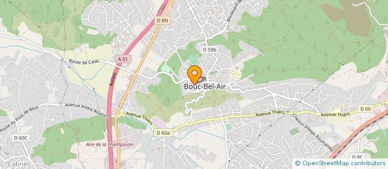 localisation de l'entreprise ASSOC PROMOTION HISTOIRE ET ARCHEOLOGIE à BOUC-BEL-AIR