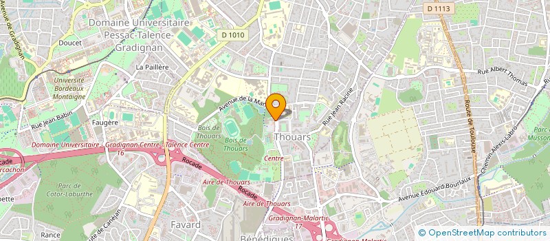 localisation de l'entreprise ASSOC PROMOTION INSERTION SPORT EN AQUIT à TALENCE