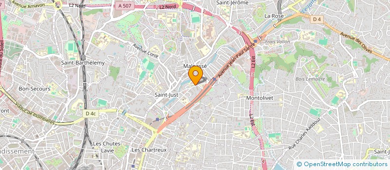 localisation de l'entreprise ASSOC PROMOU ENSEIG LECT ET ECRIT  MARSEILLE