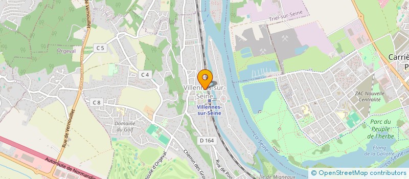 localisation de l'entreprise ASSOC PROPR CHEMIN LA NOURREE à VILLENNES-SUR-SEINE