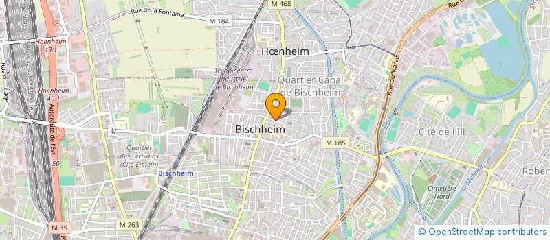 localisation de l'entreprise ASSOC PROTECTION DE L ENFANCE  BISCHHEIM