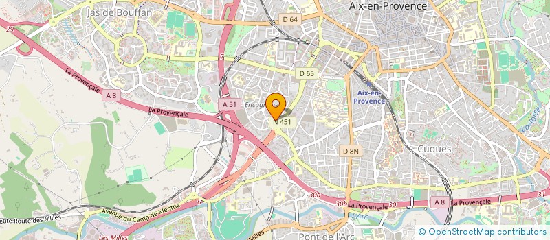localisation de l'entreprise ASSOC PSYCHO DU TRAVAIL SCE ENTREPRISES à AIX EN PROVENCE