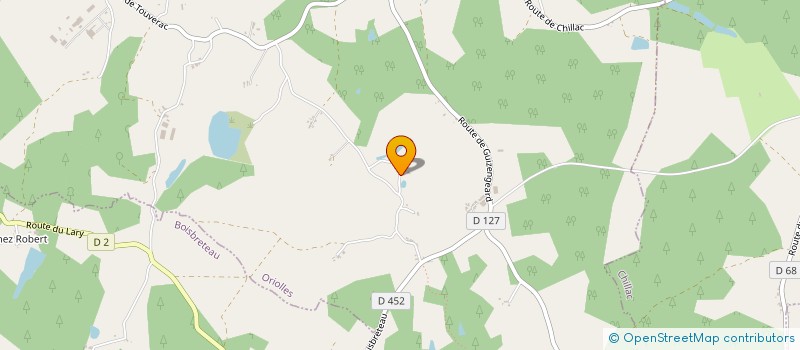 localisation de l'entreprise ASSOC QUADS DE LA VALLEE SAUVAGE  ORIOLLES