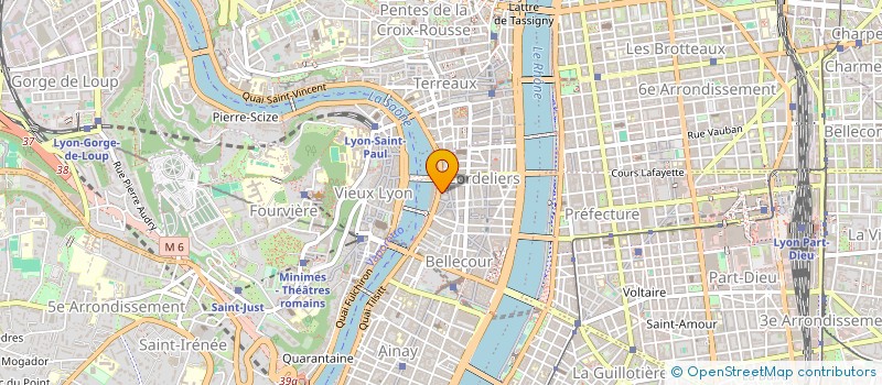 localisation de l'entreprise ASSOC QUAI ST ANTOINE à LYON