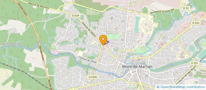 localisation de l'entreprise ASSOC QUALITE MAITRISEE CHEZ ARTISAN à MONT-DE-MARSAN