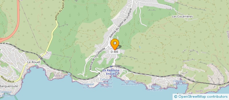 localisation de l'entreprise ASSOC RACING TEAM ESPOIR  ENSUES-LA-REDONNE