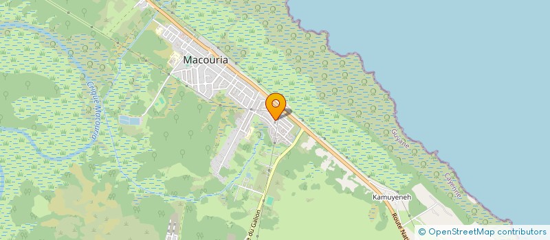 localisation de l'entreprise ASSOC RADIO PAGANI  MACOURIA