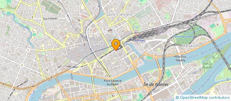 localisation de l'entreprise ASSOC RECHER CANCER ANIMAL DEFENSE ENVIR à NANTES