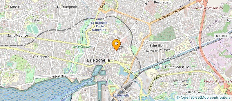 localisation de l'entreprise ASSOC RECHER CLINIQ CARDIOLOG à LA ROCHELLE