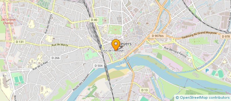 localisation de l'entreprise ASSOC. RECHERCH.INFORM.ARCHELOG.BOURGOG. à NEVERS