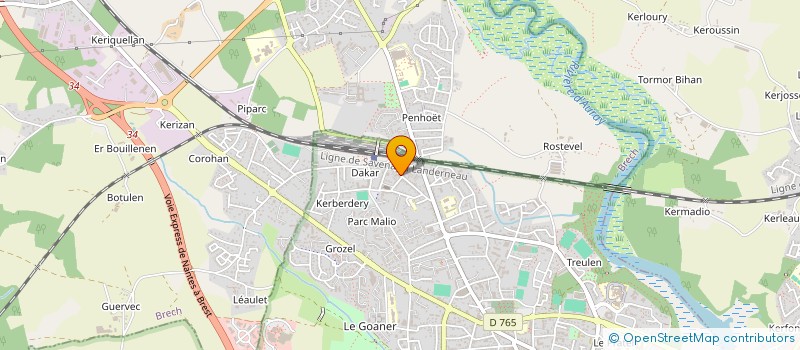 localisation de l'entreprise ASSOC RECHERCHE DE L HARMONIE PAR L ART à AURAY