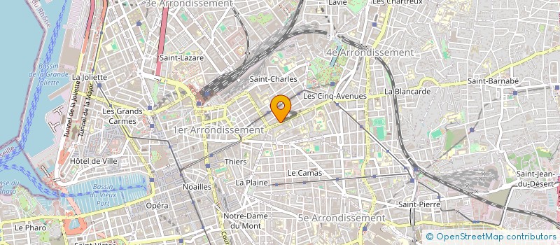 localisation de l'entreprise ASSOC RECHERCHE ENSEIGNEMENT DERMATOLOGI à MARSEILLE