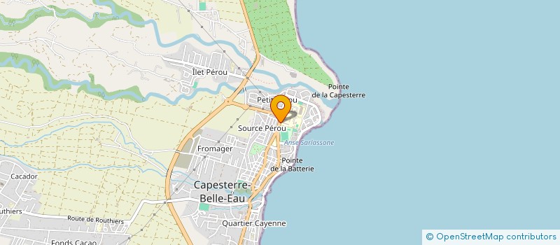 localisation de l'entreprise ASSOC RECHERCHE ETUDE ANIMAT LYCEE à CAPESTERRE-BELLE-EAU
