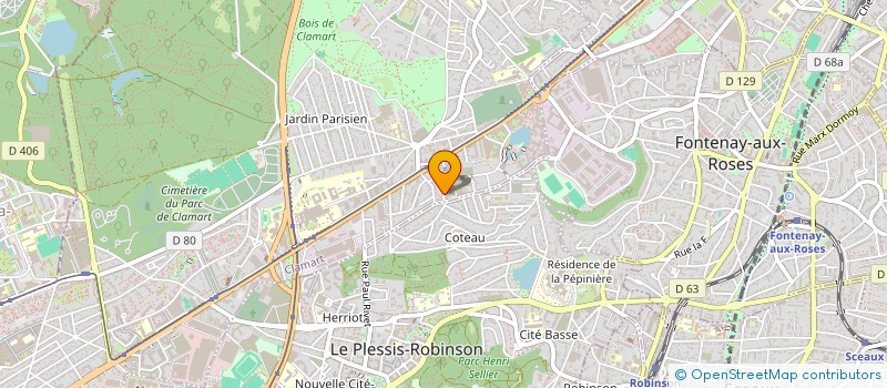localisation de l'entreprise ASSOC RECHERCHE PHYSIOPATHOLOGIE RESPIRA à CLAMART