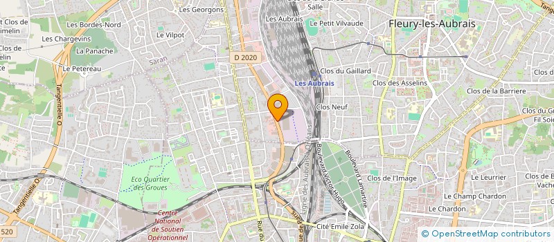 localisation de l'entreprise ASSOC RECHERCHE SUR NICOTIANEES à FLEURY-LES-AUBRAIS
