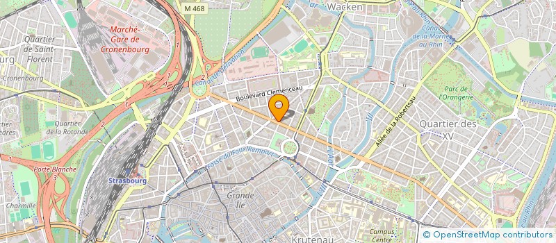 localisation de l'entreprise ASSOC RECHERCHE TECHNOLOGIE EN ALSACE à STRASBOURG