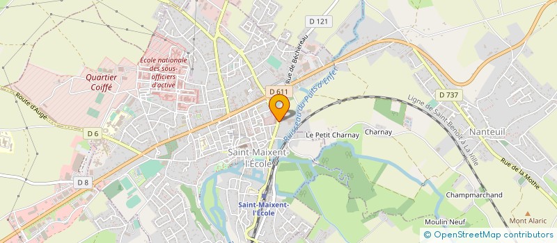 localisation de l'entreprise ASSOC RECYCL'INSERT à SAINT-MAIXENT-L'ECOLE