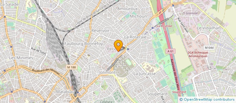 localisation de l'entreprise ASSOC REDEC ETUDE PROMO OUVRAG LYRIQUES. à TOULOUSE