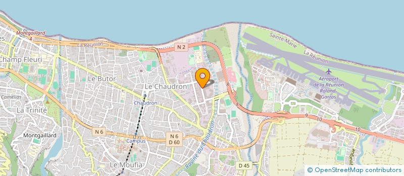 localisation de l'entreprise ASSOC REG D'ACCOMPAGN SOCIAL TERRITORIAL à SAINT-DENIS
