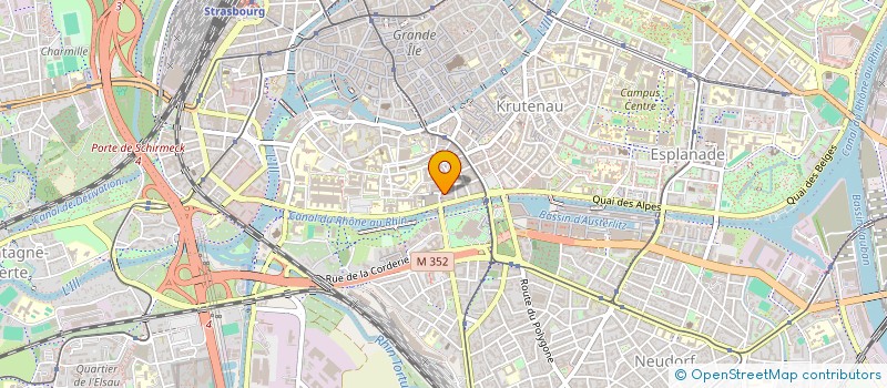 localisation de l'entreprise ASSOC REG ENFANCE ALSACE MOS à STRASBOURG