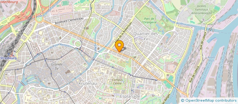 localisation de l'entreprise ASSOC REG GESTION APPRENTISSAGE COMPTAB. à STRASBOURG
