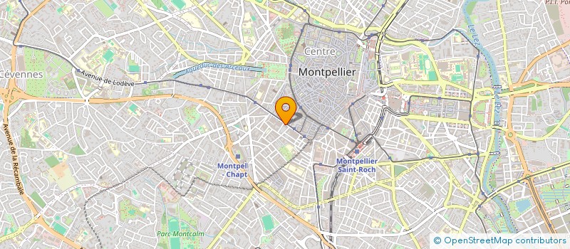 localisation de l'entreprise ASSOC REG LANG ROUSS AIDE LOG PERS POSTE à MONTPELLIER