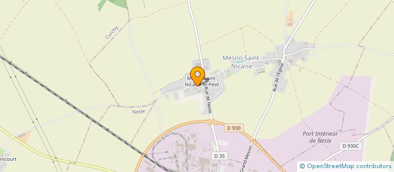 localisation de l'entreprise ASSOC REGIO PROMO   POMME DE TERRE PIC.  MESNIL-SAINT-NICAISE