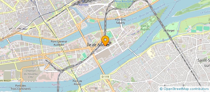 localisation de l'entreprise ASSOC REGIONALE CIBC PAYS DE LA LOIRE à NANTES