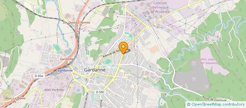 localisation de l'entreprise ASSOC REGIONALE DES GREFFES DU COEUR à GARDANNE