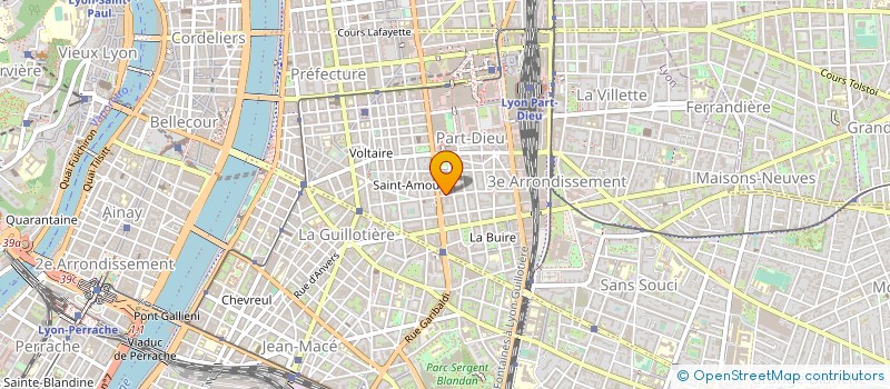 localisation de l'entreprise ASSOC REGIONALE DEVELOPPEMENT DU SPORT  LYON