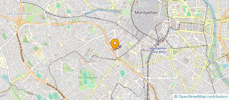 localisation de l'entreprise ASSOC REGIONALE PORCINE LANGUED ROUSSILL à MONTPELLIER
