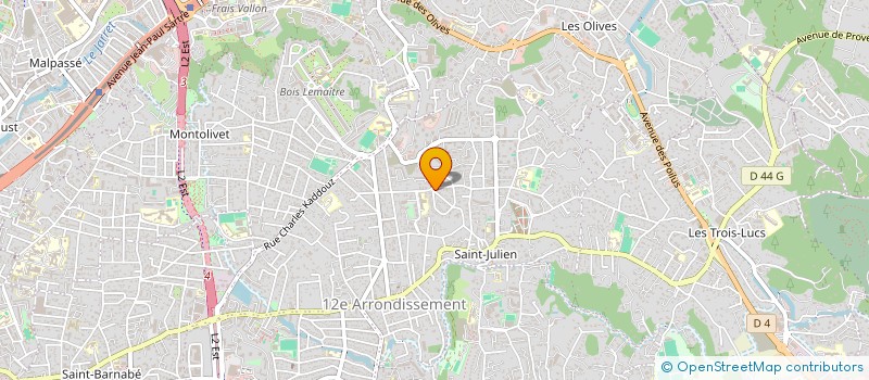localisation de l'entreprise ASSOC REGIONALE POUR PROMOTION DE L ART à MARSEILLE
