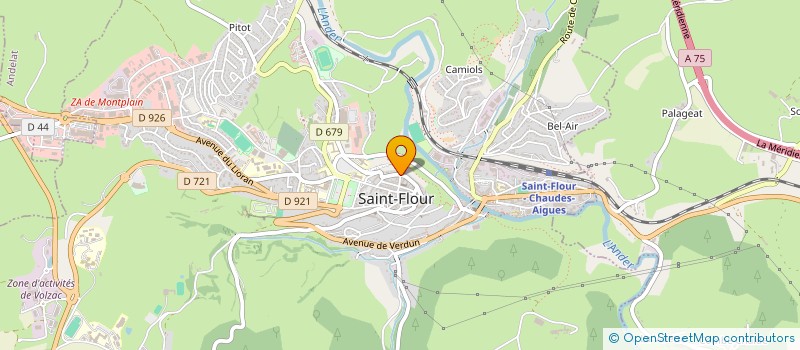 localisation de l'entreprise ASSOC REGROUP ENFANTS ECOLE A.VIALATTE à SAINT-FLOUR