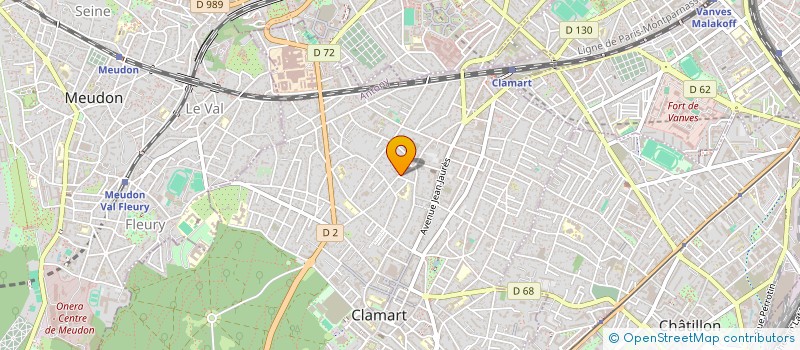 localisation de l'entreprise ASSOC RELAIS PR ACCUEIL JEUNE à CLAMART