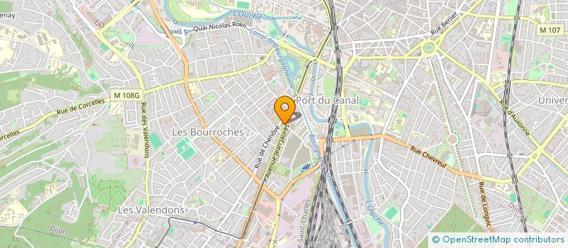 localisation de l'entreprise ASSOC RELATIONS BOURGUIGNONNES à DIJON