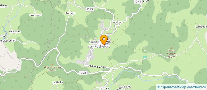 localisation de l'entreprise ASSOC RENCONTRES CULTURELLES OU SPORTIVE  VETRE-SUR-ANZON