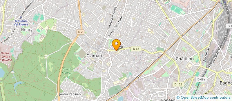 localisation de l'entreprise ASSOC RENDEZ VOUS A LA FETE à CLAMART