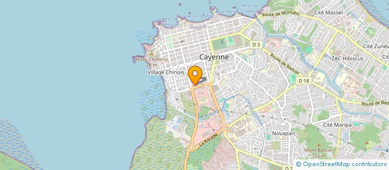 localisation de l'entreprise ASSOC RENO BAN'N  CAYENNE