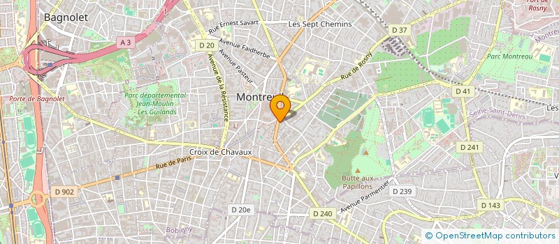 localisation de l'entreprise ASSOC REP ANC COMBAT & VICT GUERRE COMBAT POUR AMIT SOLID MEM ANTIFASCI & PAIX à MONTREUIL