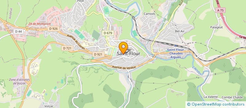 localisation de l'entreprise ASSOC RESEAUX ECHANGES RECIPROQUES à SAINT-FLOUR