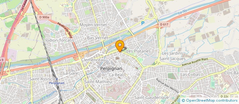 localisation de l'entreprise ASSOC RESID PERSON AGEES GESTION ETUDES à PERPIGNAN