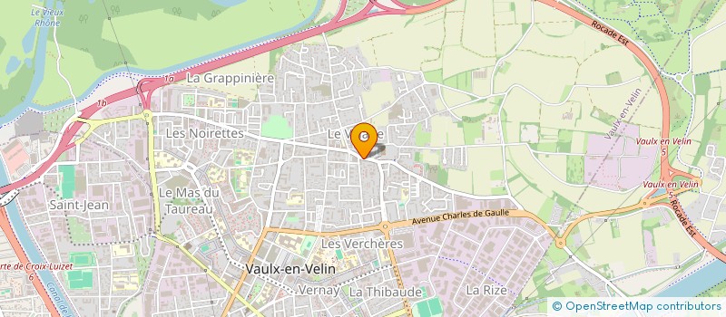 localisation de l'entreprise ASSOC RESIDENCE MUNICIPALE  VAULX-EN-VELIN