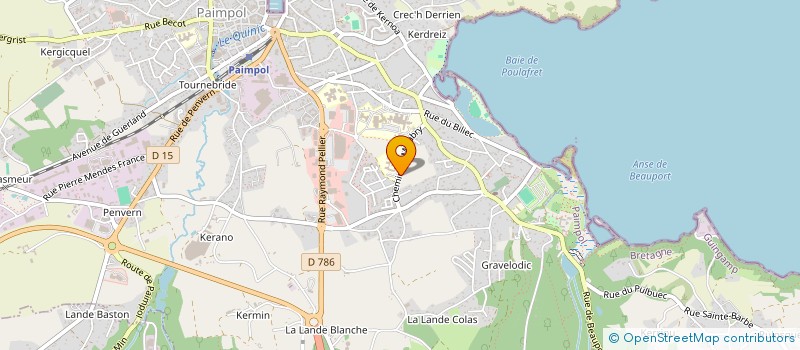 localisation de l'entreprise ASSOC RESO -LUTION ADDICTIONS PAIMPOL-GOELO  PAIMPOL