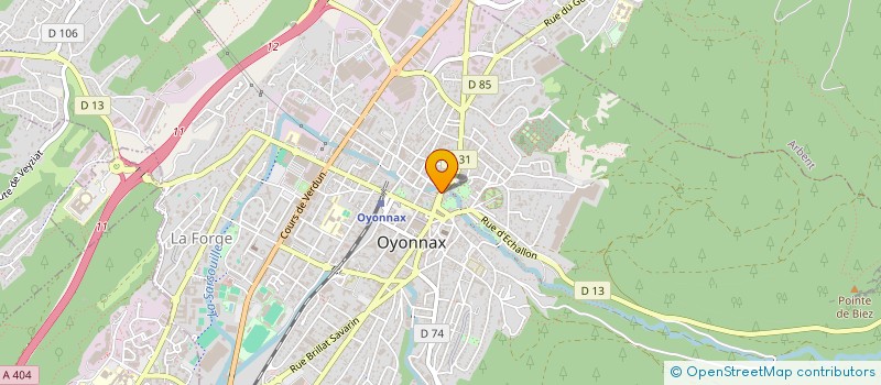 localisation de l'entreprise ASSOC RESPECT ET ENTREPRISE à OYONNAX