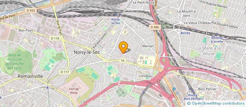 localisation de l'entreprise ASSOC RESSORTISSANTS CONGO ANGOLA FRANCE à NOISY-LE-SEC