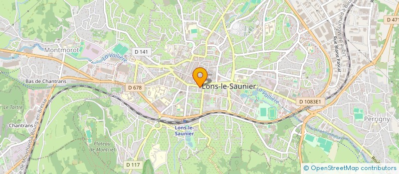 localisation de l'entreprise ASSOC RESTAURANT ADMINISTRATIF à LONS-LE-SAUNIER
