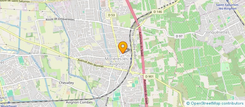 localisation de l'entreprise ASSOC RESTAURANT SCOLAIRE à MORIERES-LES-AVIGNON