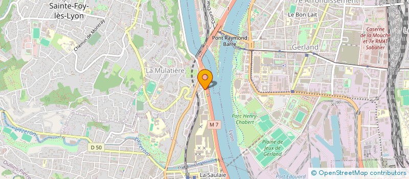 localisation de l'entreprise ASSOC RESTAURANTS D ENFANTS  LA MULATIERE