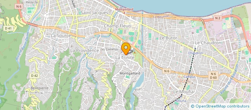 localisation de l'entreprise ASSOC REUNIONNAISE DE PREVOYANCE à SAINT-DENIS