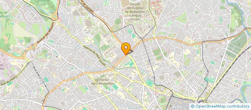 localisation de l'entreprise ASSOC REVUE ARCHEOLOGIQUE DE NARBONNAISE à MONTPELLIER